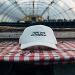 FARMS OVER PHARMA TRUCKER HAT (OFF WHITE WITH BLACK/WHITE)